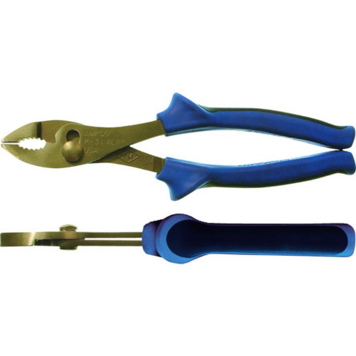 Ampcoスイス 防爆プライヤー アジャスタブルコンビネーション 最大口開き25mm 全長205mm(Tcode:1026462)