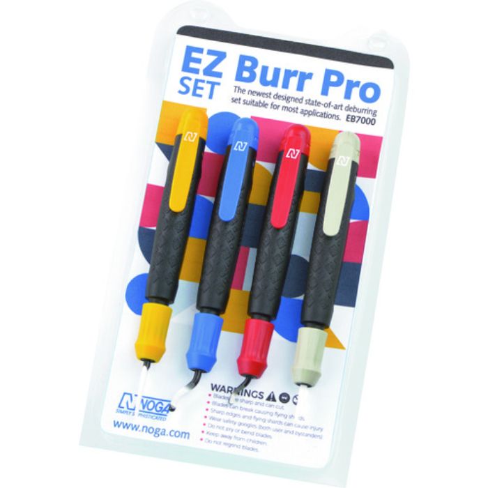 NOGA バリ取り工具 イージーバープロセット (4本組)(Tcode:2070419)