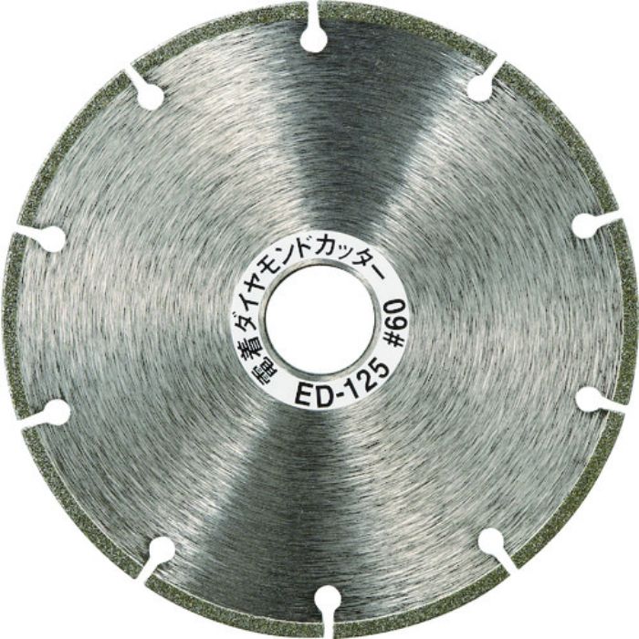 TRUSCO 電着ダイヤモンドカッター 乾式用 125X1.6X22(Tcode:2726351)