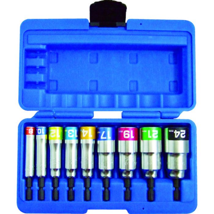 TOP 電動ドリル用コンパクトソケット 9本組(Tcode:4699572)