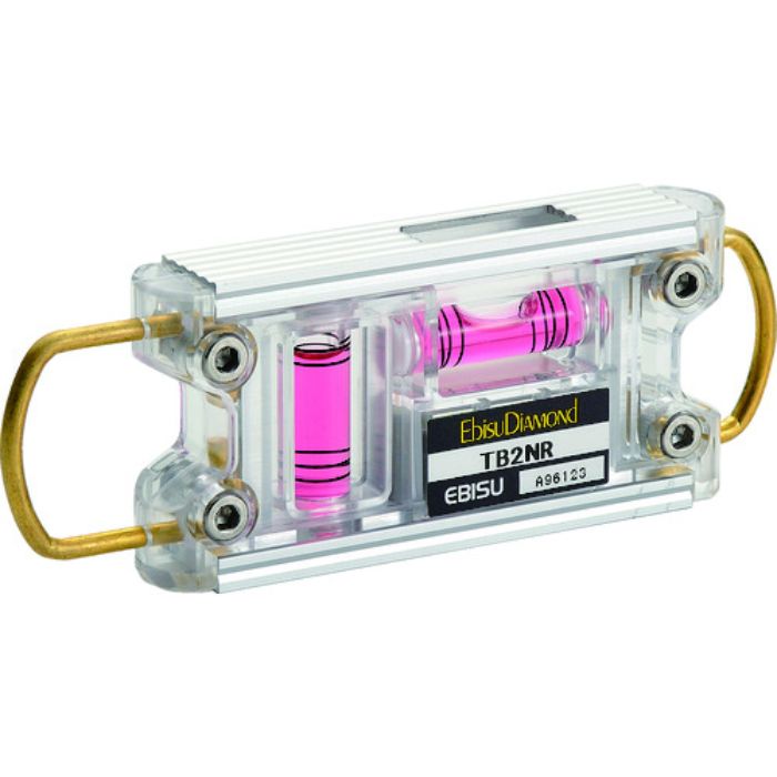 エビスダイヤモンド 水平器 トビレベル-2 シルバー/レッド(Tcode:4105605)