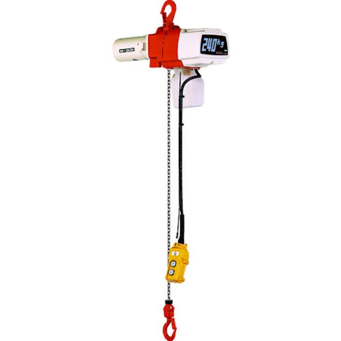 KITO 電気チェーンブロック キトーセレクト 1速形 単相200V 240kg×3m(Tcode:3210154)