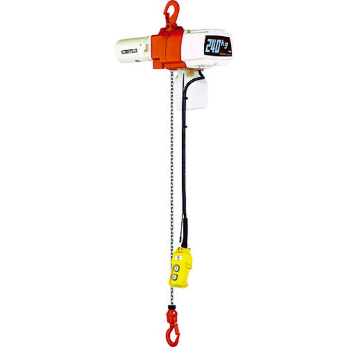 KITO 電気チェーンブロック キトーセレクト 2速形 単相200V 240kg×3m(Tcode:3751091)