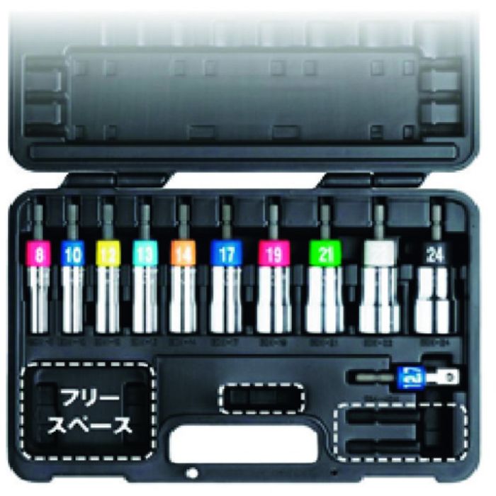 TOP 電動ドリル用アルファソケットセット(Tcode:1448208)