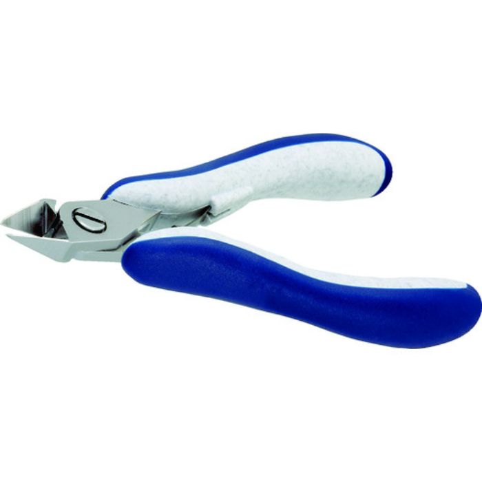 idealtek ESD精密ニッパ 先細形 大 セミフラッシュ刃 120mm(Tcode:2069668)