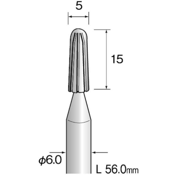ミニモ ラバーホルダー 先丸 φ7用 (2本入)(Tcode:8530317)