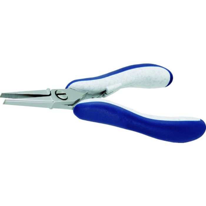idealtek ESD精密プライヤー 直爪・平 ロング 140mm ギザ付(Tcode:2070840)
