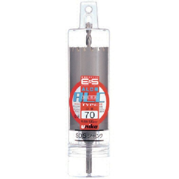 UNIKA ESコアドリル ALC用45mm SDSシャンク(Tcode:7492596)