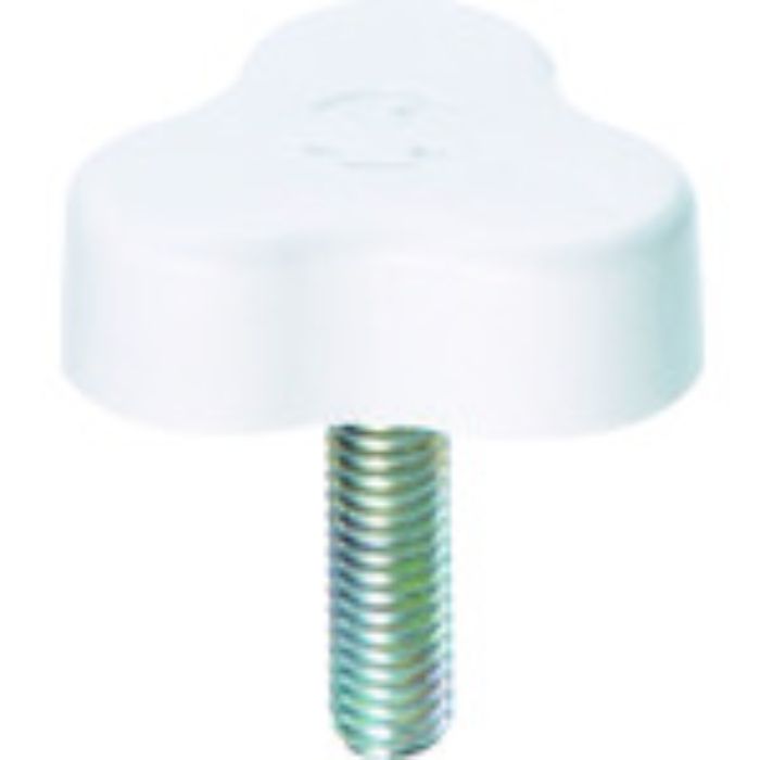 三星 蝶ボルト イーグルスターノブ“三平” ねじ寸法M6×1 白(Tcode:3632865)