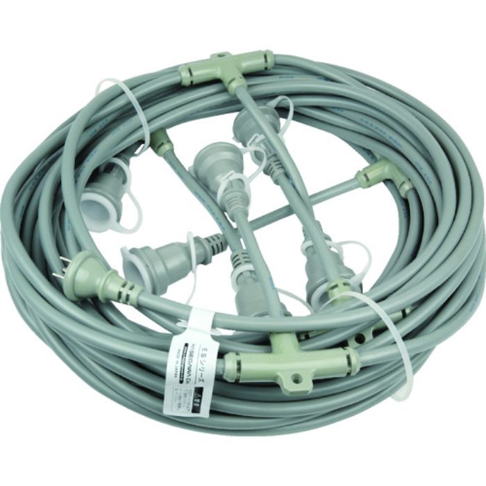 HASEGAWA 分岐ケーブル ESTCシリーズ 25m 防水コネクター 質量5kg(Tcode:7621141)