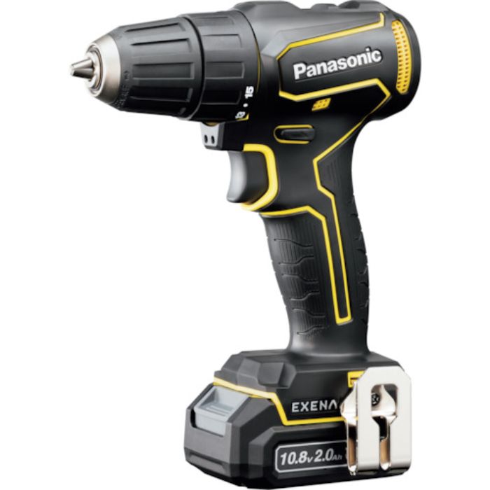 EXENA 充電ドリルドライバー チャックタイプ(黄)(電池セット品)(Tcode:3687342)