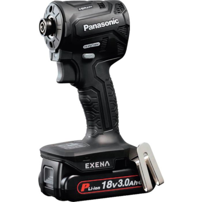 EXENA 充電インパクトドライバー 18V3.0Ah電池セット品 黒(Tcode:2708284)
