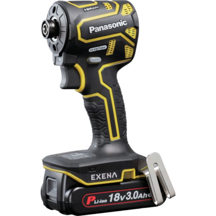 EXENA 充電インパクトドライバー 18V3.0Ah電池セット品 黄(Tcode:2708293)
