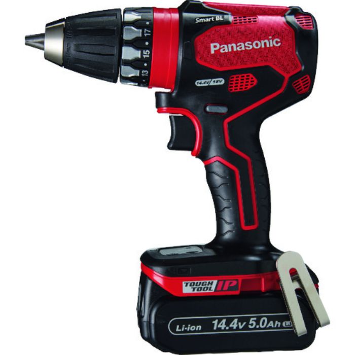 Panasonic デュアル 14.4V5.0Ah 充電式ドリルドライバー 赤(Tcode:1988307)