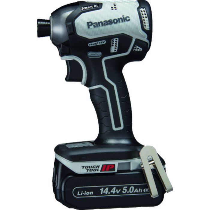 Panasonic デュアル インパクトドライバー 14.4V 5.0Ahセット グレー(Tcode:2004671)