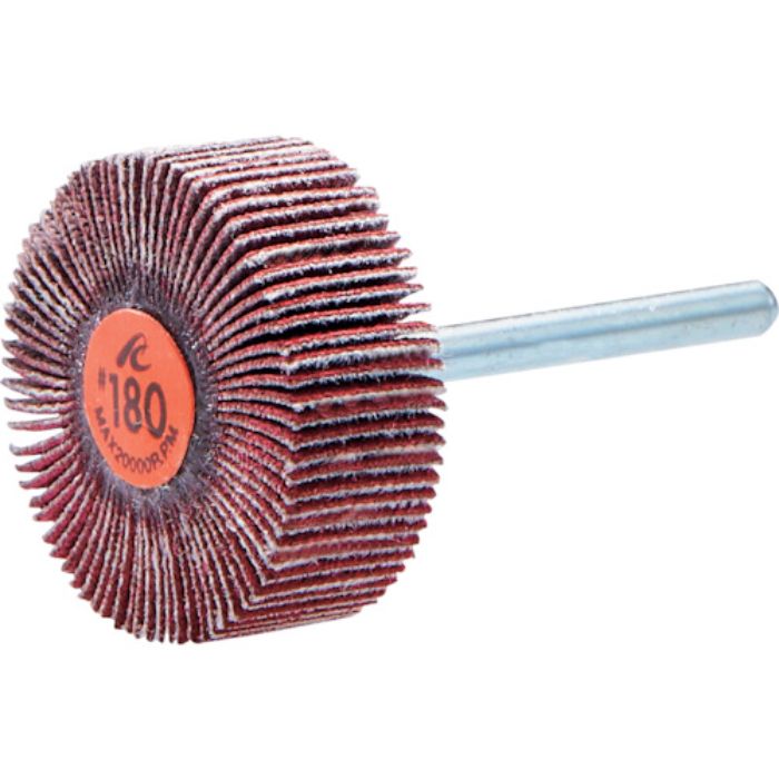 AC セラミックフラップホイール 軸径6mm #180 外径50×幅25×軸長40(Tcode:2450973)