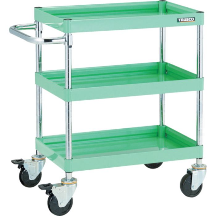 TRUSCO ツールワゴン ファルコンワゴン900X600 ゴム車輪 ヤンググリーン(Tcode:4369629)