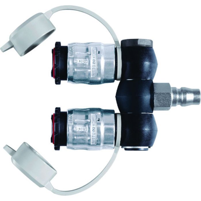 日東 エア分岐管 ロータリー式フルブローラインカプラ(Tcode:7779461)