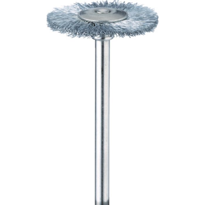 ミニモ 金属ブラシ ホイール スチール φ25 (10本入)(Tcode:4993021)