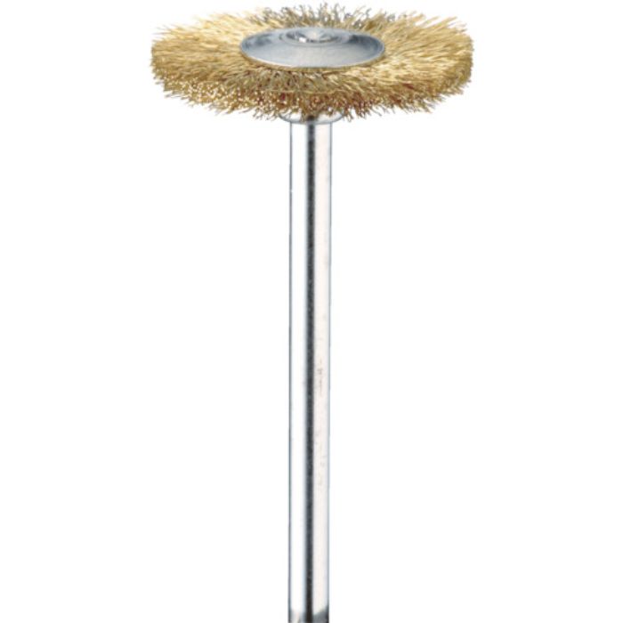 ミニモ 金属ブラシ ホイール 真鍮 φ19 (10本入)(Tcode:4993161)