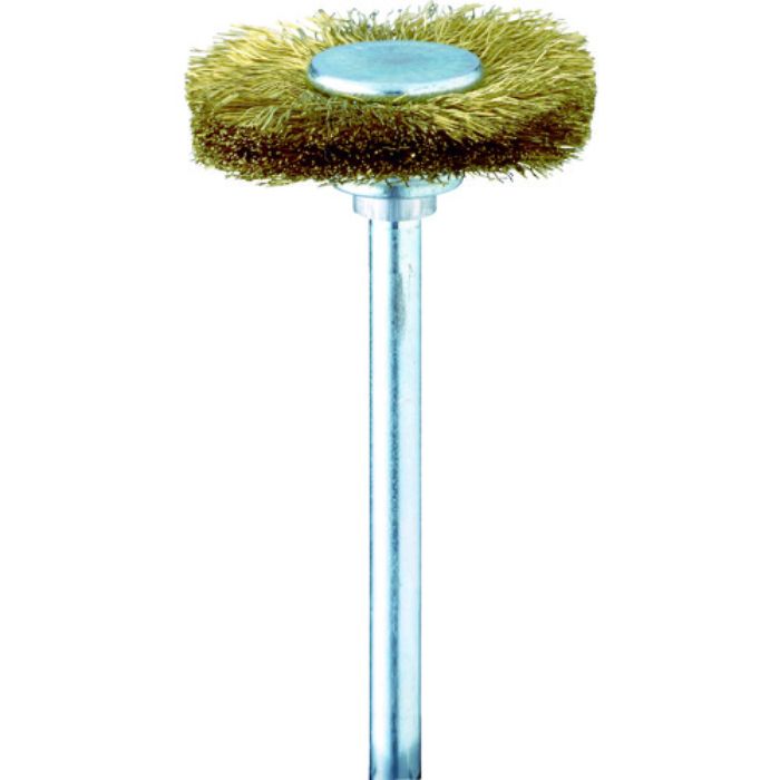 ミニモ 金属ブラシ ホイール 真鍮 φ22 (3本入)(Tcode:4993331)