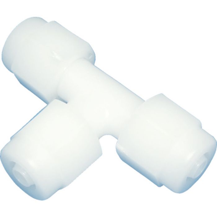 アラム チューブ継手 FUコネクター T型 ポリプロピレン(白)(1764-10) 適用チューブ径12×16mm(Tcode:8186677)
