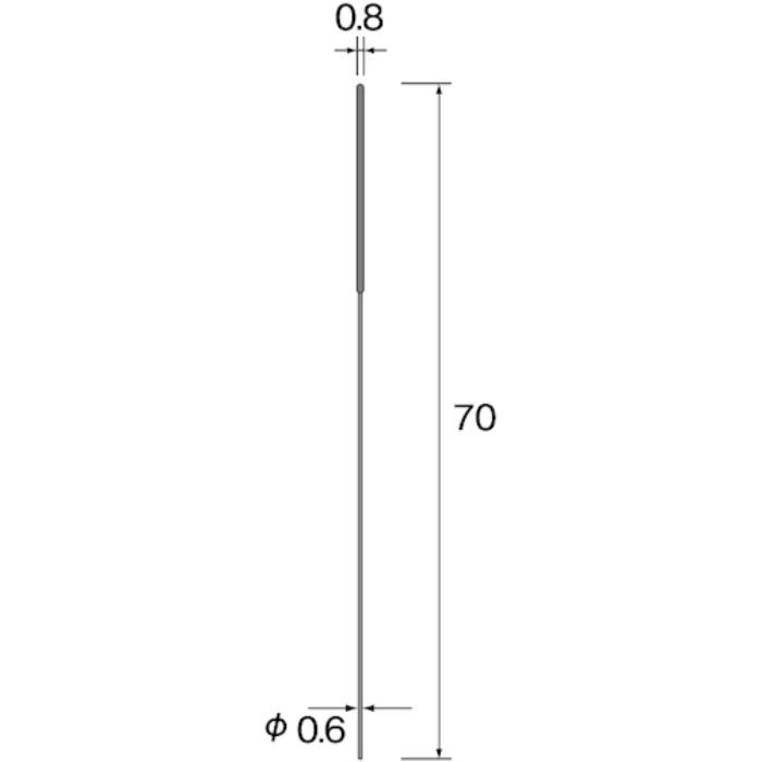 ミニモ 電着ダイヤモンドワイヤ#180 Φ0.8(Tcode:8530469)