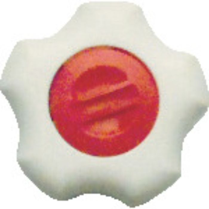 三星 フィットノブ M8 本体/白 キャップ/赤 (5個入り)(Tcode:3816869)