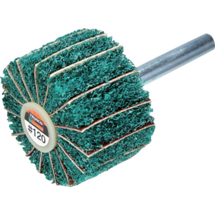 TRUSCO ナイロンミックスホイール 外径40X厚25X軸6 120♯ 5個入(Tcode:1730011)