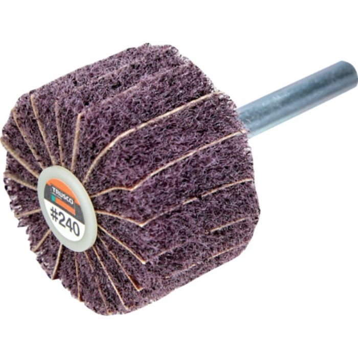 TRUSCO ナイロンミックスホイール 外径40X厚25X軸6 240♯ 5個入(Tcode:1730037)