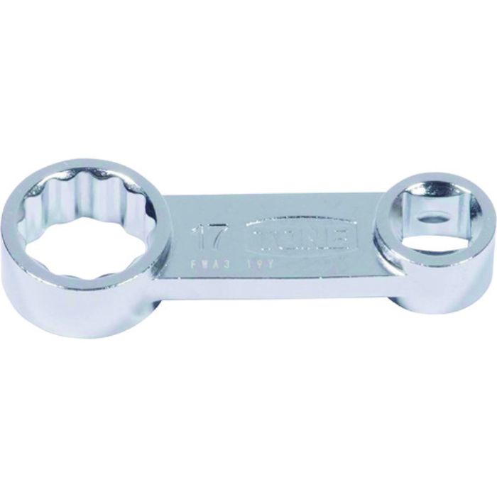 TONE ソケットアダプター オフセットめがねアダプター 差込角9.5mm 全長72mm 対辺寸法17mm(Tcode:2179159)