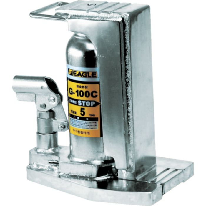イーグル クリーンルームレバー回転爪つきジャッキ 爪能力5t(Tcode:3952266)