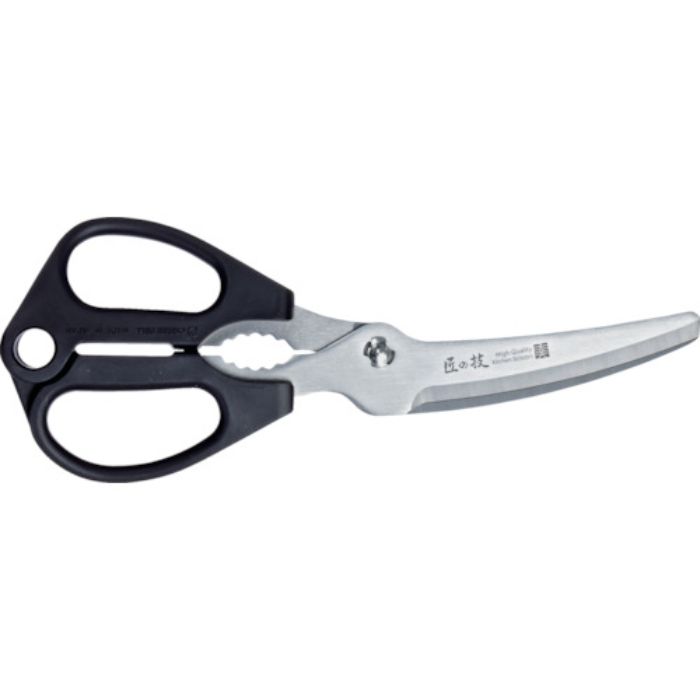 GREENBELL ハサミ(ハード向け) ステンレス製引き切り型キッチンはさみ 刃長85×全長220mm(Tcode:2439408)