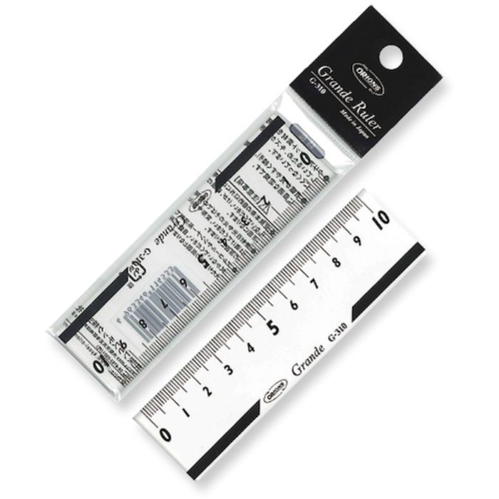 共栄プラスチック グランデ直線定規 10cm(Tcode:4605516)