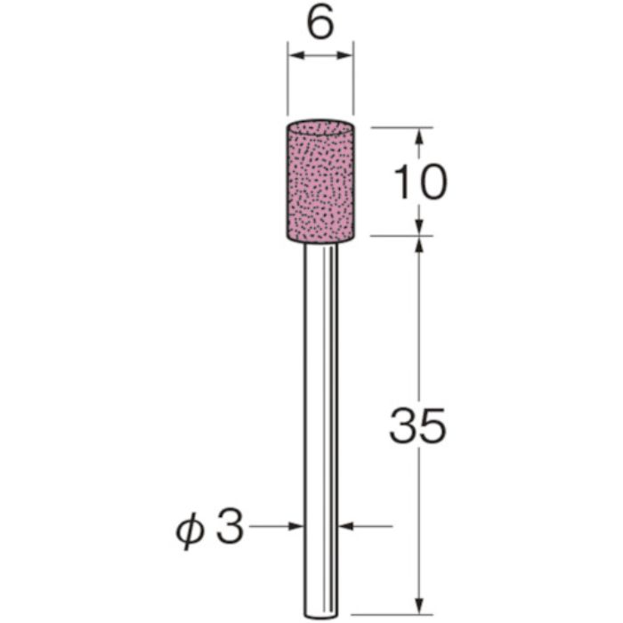 リューター 軸付砥石(Tcode:1284247)