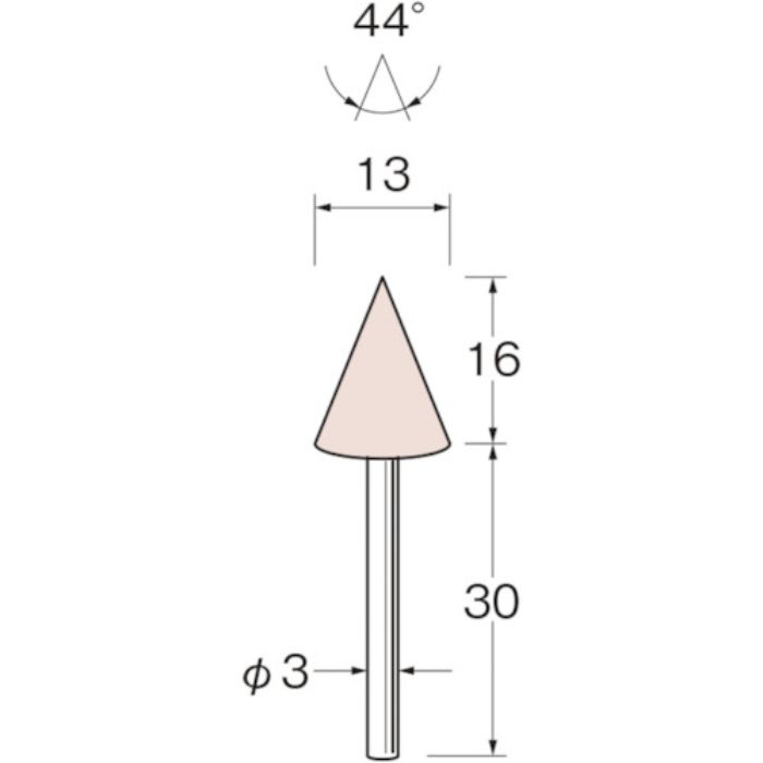 リューター 軸付砥石(Tcode:1284052)