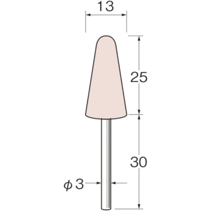 リューター 軸付砥石(Tcode:1284651)