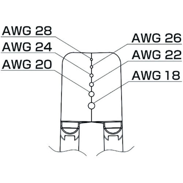 白光 ブレード 18-28AWG(Tcode:1667884)