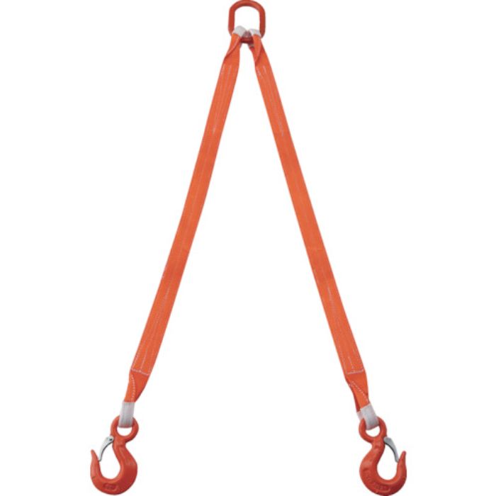 TRUSCO 2本吊ベルトスリングセット 50mm幅X1.5m 吊り角度60°時荷重2.58t(最大使用荷重3t)(Tcode:2580321)