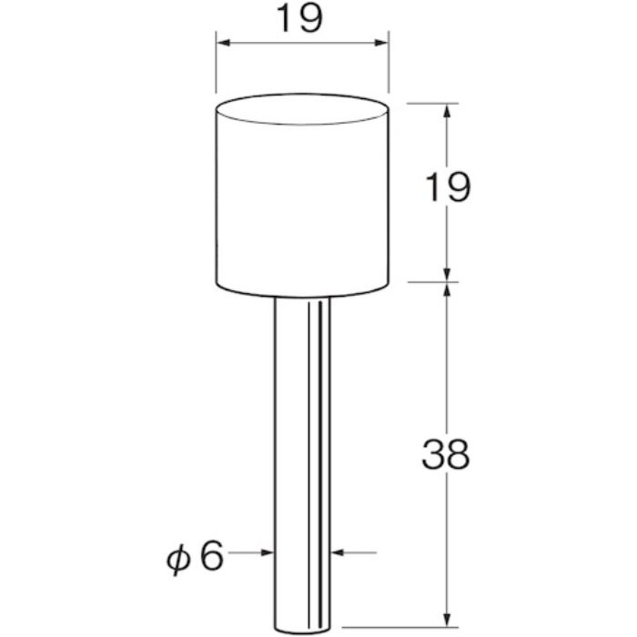 リューター 軸付砥石(Tcode:1262746)