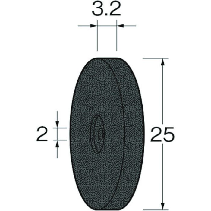 リューター ホイール型砥石(カーボンランダムホイール)(Tcode:1284590)