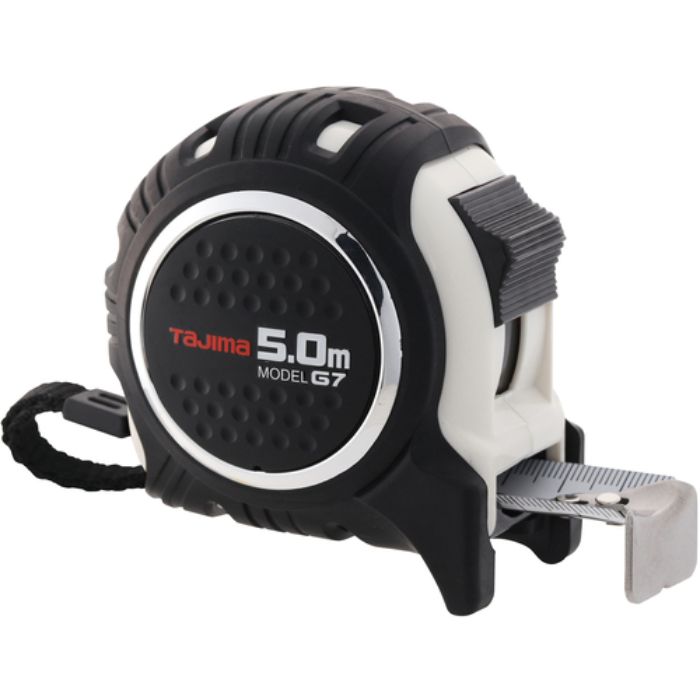 タジマ G7ロック25 5.0m メートル目盛 黒/白(Tcode:4718631)