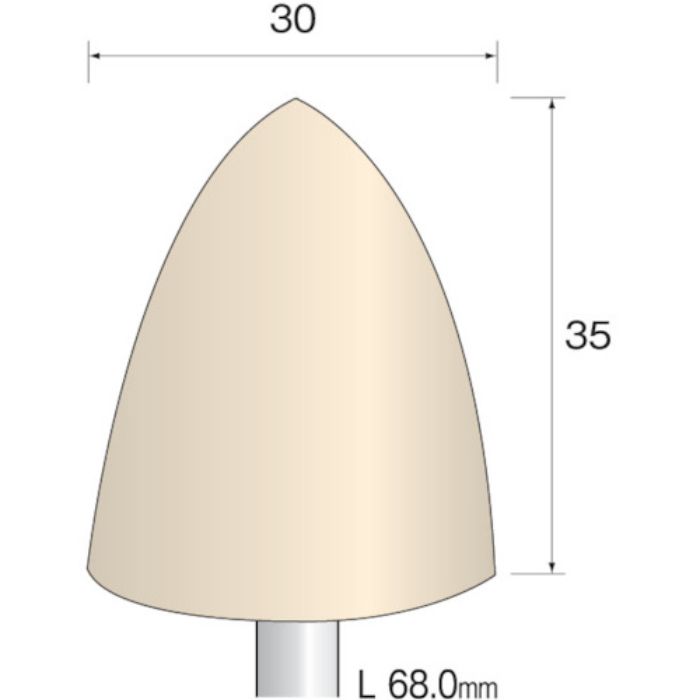 ミニモ フェルトバフ ハード Φ30 (5本入)(Tcode:4995139)