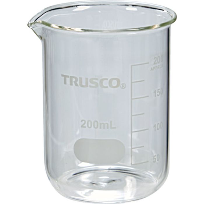 TRUSCO ガラスビーカー 200ml(Tcode:2179227)