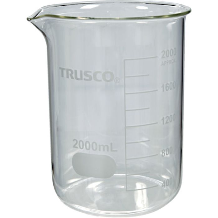 TRUSCO ガラスビーカー 2000ml(Tcode:2179228)
