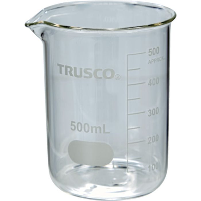 TRUSCO ガラスビーカー 500ml(Tcode:2179230)