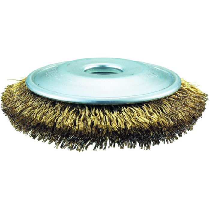 TRUSCO エアー工具用べベルブラシ Φ85 真鍮メッキ 線径0.27(Tcode:3520692)