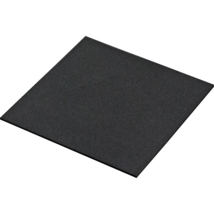 光 シリコンスポンジ テープ付 黒 1.5×75mm角 2枚入(Tcode:8201073)