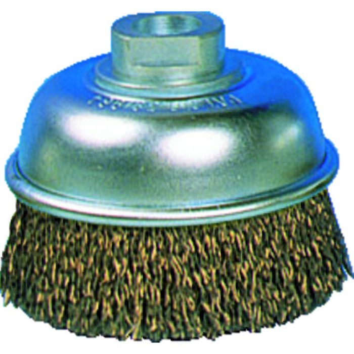 TRUSCO 電動工具用カップブラシ Φ90 真鍮メッキ 線径0.27(Tcode:1247646)