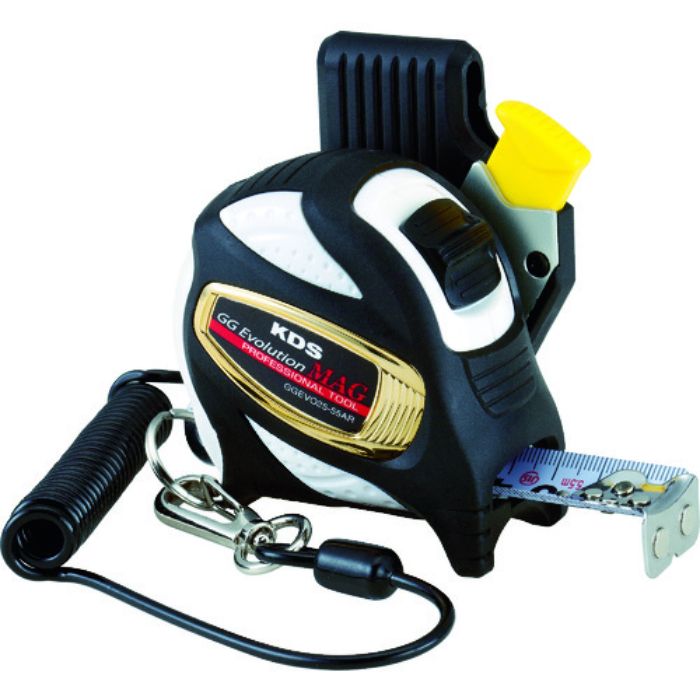 KDS コンベックス ダブルジーEVО 25巾 5.5m 安全ロープ付(Tcode:7567561)